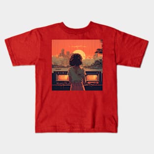 LofiVibes: Designs inspired by LoFi music Kids T-Shirt